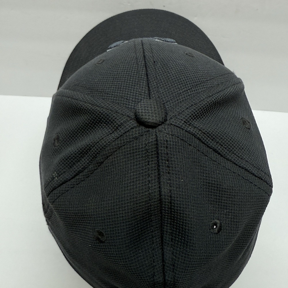 Under Armour Baseball Hat Men Youth S/M Logo Performance Polyester Black Solid - Picture 6 of 11